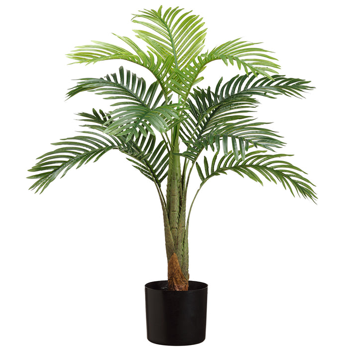 3' Areca Silk Palm Tree w/Pot -Green (pack of 2) - LTP114-GR