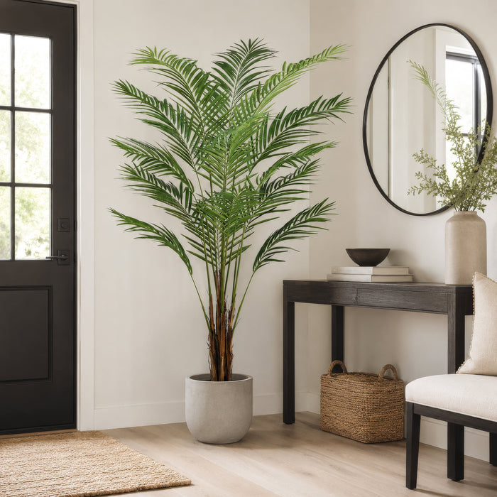6' Areca Silk Palm Tree w/Pot -Green (Pack of 2) - LTP126-GR