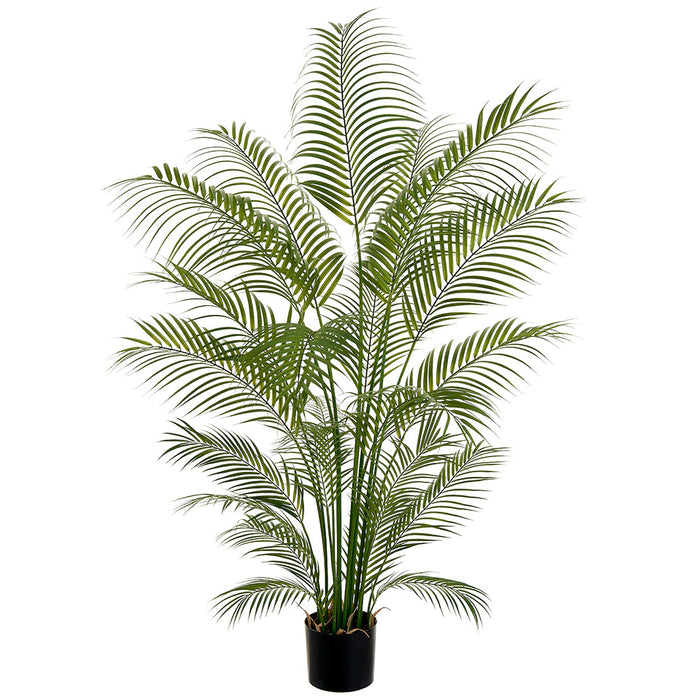 6 artificial potted areca palm tree 6' Areca Faux Palm Tree w/Pot -Green