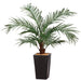 29" Areca Silk Palm Plant w/Ceramic Pot -Green (pack of 4) - LTP180-GR