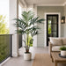 6' Kentia Silk Palm Tree w/Pot -Green - LTP242-GR