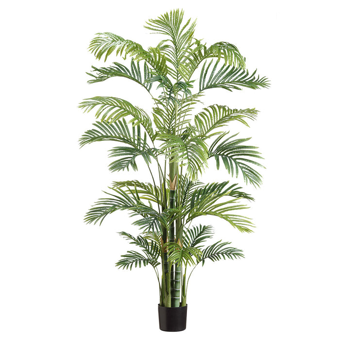 6' Hawaiian Silk Palm Tree w/Pot -Green (pack of 2) - LTP276-GR