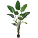6' Travelers Silk Palm Tree w/Plastic Pot -Green (Pack of 2) - LTP542-GR