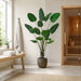 7' Traveler's Palm Silk Plant w/Plastic Pot -Green (Pack of 2) - LTP545-GR