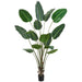 7' Traveller Silk Palm Tree w/Plastic Pot -Green (pack of 2) - LTP545-GR