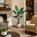 5' Traveler's Palm Silk Plant w/Plastic Pot -Green (Pack of 2) - LTP549-GR