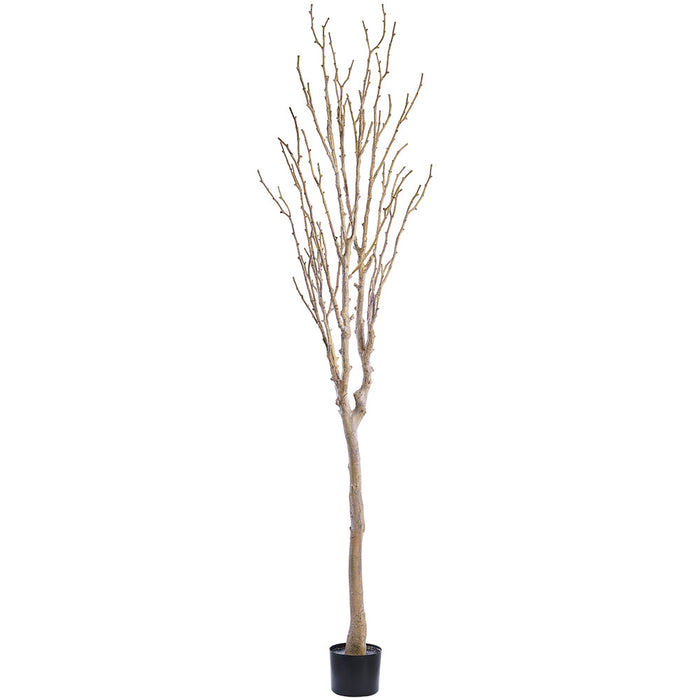 10' Twig Artificial Tree w/Plastic Pot -Gray/Brown - LTT916-GY/BR