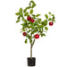 2'11" Silk Apple Fruiting Tree w/Plastic Pot -Red (Pack of 2) - LVA812-RE