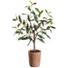 1'6" Olive Silk Tree w/Clay Pot -Green (Pack of 9) - LVO708-GR