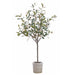 3'4" Olive & Berry Silk Tree w/Clay Pot -Green (Pack of 2) - LVO720-GR