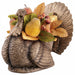 11" Beaded Pear & Berry Artificial Arrangement w/Resin Turkey -Brown/Yellow (Pack of 2) - LVP175-BR/YE