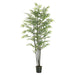 6' Black Bamboo Silk Tree w/Pot -1,440 Leaves - LZB066-GR