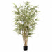 4' Bamboo Silk Tree w/Pot -960 Leaves -Variegated - LZB354-VG