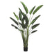 7'9" Bird Of Paradise Silk Palm Tree w/Pot -Green - LZB608-GR