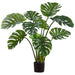39" Split Leaf Philodendron Monstera Silk Plant w/Pot -Green - LZP120-GR/TT