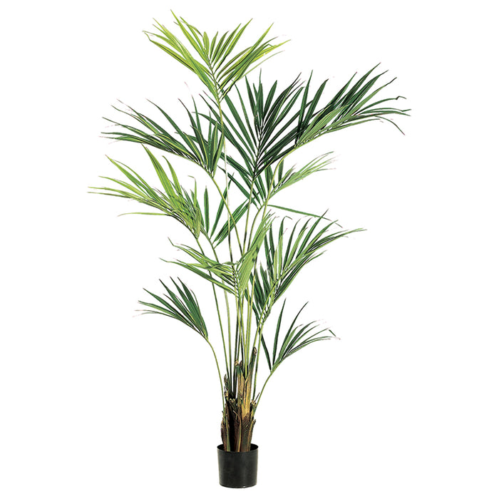7'9" Kentia Silk Palm Tree w/Pot -Light Green - LZP207-GR/LT
