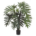 31" Selloum Philodendron Silk Plant w/Pot -Green - LZP445-GR