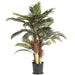 4' Triple Trunk Phoenix Silk Palm Tree w/Pot -Green (Pack of 2) - LPX791-GR