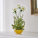 19"Hx11"W Anemone & Astilbe Silk Flower Arrangement w/Lemon Bowl -White/Green - MF8003-WH/GR