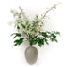 48"Hx36"W Kalanchoe Magic Bells & Fringetree Blossom Silk Flower Arrangement w/Terra Cotta Vase -White/Green - MF8011-WH/GR