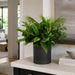 25"Hx26"W Mixed Greenery Artificial Plant w/Tin Planter -2 Tone Green - MP8009-GR/TT