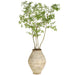 6'2"Hx46"W Enkianthus Silk Tree w/Metal Planter -Green - MT8005-GR