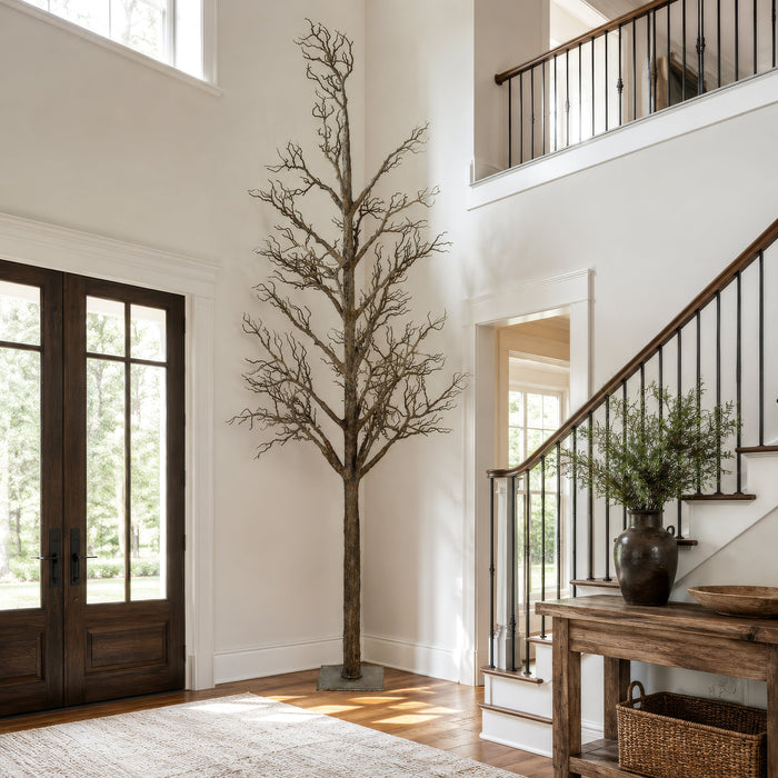 11' Artificial Twig Tree w/Stand -Brown - A183170