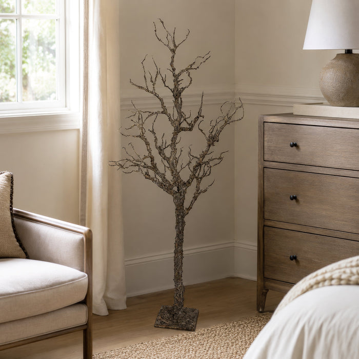 4' Artificial Twig Tree w/Stand -Brown - A195390