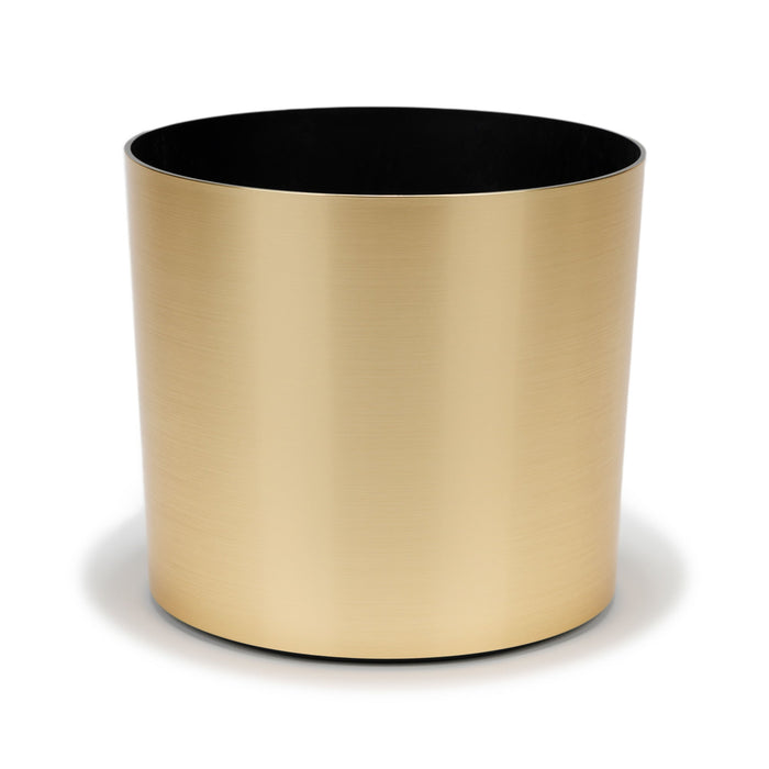 6"Hx7"W to 7"Hx12"W Vista Metallic Tabletop Round Planter