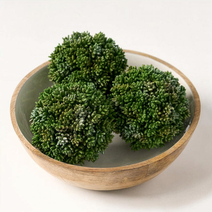 4.5" Succulent Ball Artificial Plant -Green (Pack of 4) - CZ6971-GR