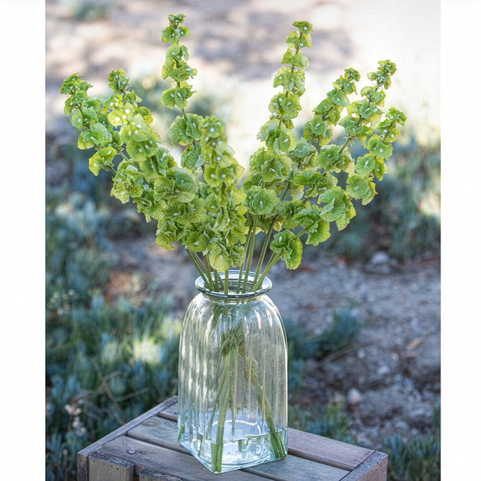 29" Silk Bells Of Ireland Flower Spray -Green (Pack of 12) - FSB414-GR