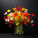 23.5" Silk Poppy Flower Spray -Red (Pack of 12) - FSP304-RE