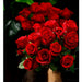 27.5" Large Cottage Rose Bud Silk Flower Stem -Red (Pack of 12) - FSR149-RE