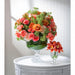 22" Silk Large Rose Bud Flower Spray -Light Coral (Pack of 12) - FSR385-CO/LT