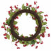 20" Crabapple Artificial Wreath -Red (Pack of 2) - FWB001-RE
