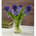 12.5" Hand-Wrapped Silk Hyacinth Flower Spray -Blue (Pack of 12) - HSH337-BL