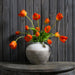 24" Hand-Wrapped Silk Tulip Flower Spray Bundle -Orange (Pack of 12) - HST130-OR