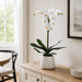 30" Hand-Wrapped Phalaenopsis Orchid Silk Flower Arrangement -White - LHO231-WH