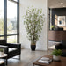 6' Mini Leaf Silk Plant w/Pot -Green - LP0009-GR