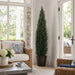 5' Cedar Cone-Shaped Artificial Topiary Tree w/Pot -Green (Pack of 2) - LPC045-GR