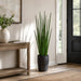 4' Sansevieria Snake Grass Artificial Plant w/Pot -Green (Pack of 2) - LPG724-GR