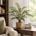 36" Silk Fern Plant w/Pot -Green (Pack of 4) - LQF036-GR