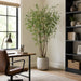 7'6" Silk Eucalyptus Tree w/Pot -Green - LTB031-GR