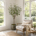 5'10" Silk Eucalyptus Tree w/Pot -Green - LTB032-GR