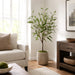 4' Silk Eucalyptus Tree w/Pot -Green - LTB033-GR