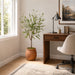 4' Silk Eucalyptus Tree w/Pot -Green - LTB033-GR