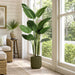 5' Bird Of Paradise Silk Palm Tree w/Pot -Green (Pack of 2) - LTB605-GR