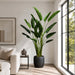 7'9" Bird Of Paradise Silk Palm Tree w/Pot -Green (Pack of 2) - LTB608-GR