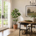4' Fiddle Leaf Fig Silk Tree w/Pot -Green (Pack of 2) - LTF704-GR