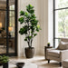 7' Fiddle Leaf Fig Faux Tree w/Pot -Green - LTF707-GR